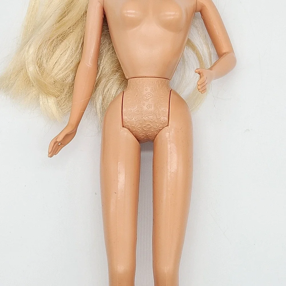 Vintage Barbie Doll Blonde Hair Blue Eyes Mattel 1966 Indonesia Naked Body